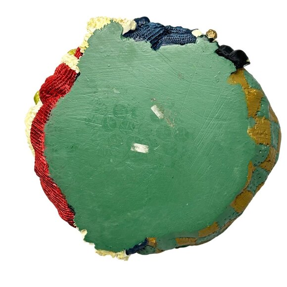 Mistletoad Santa Basket Christmas Candy Dish Resin Holiday Decoration Kitsch - Picture 7 of 10